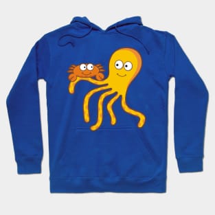 Crab with Octopus Hoodie